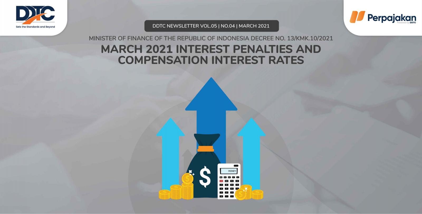 Cover Publikasi March 2021 Interest Penalties and Compensation Interest Rates