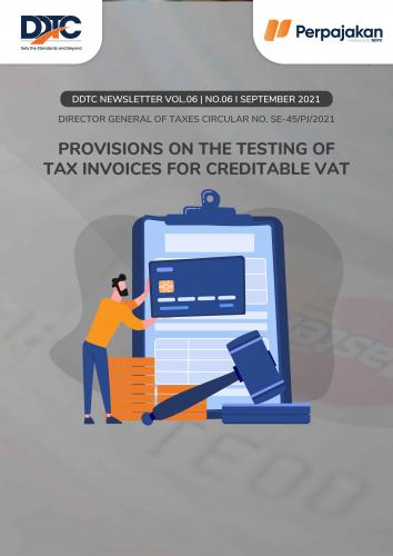 Cover Provisions on the Testing of Tax Invoices for Creditable VAT
