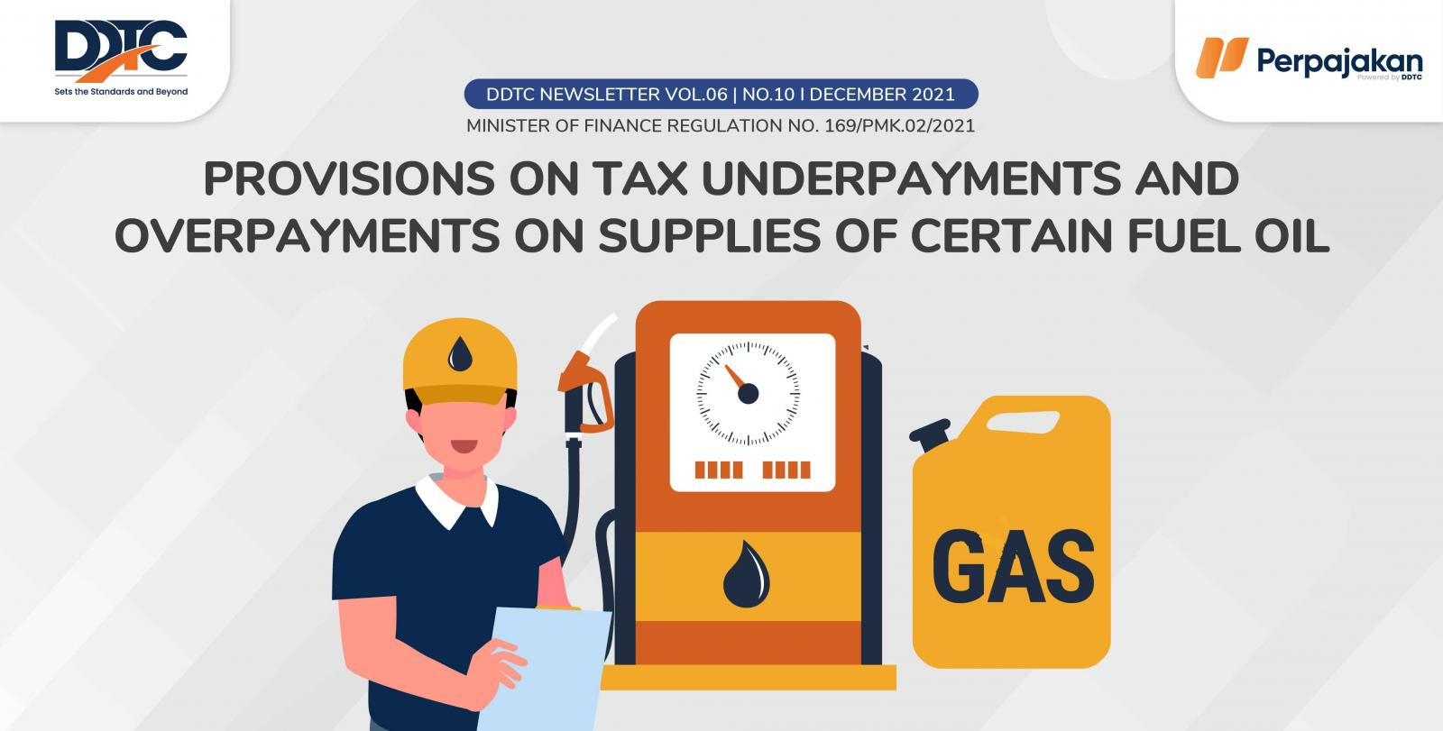 Cover Publikasi Provisions on Tax Underpayments and Overpayments on Supplies of Certain Fuel Oil