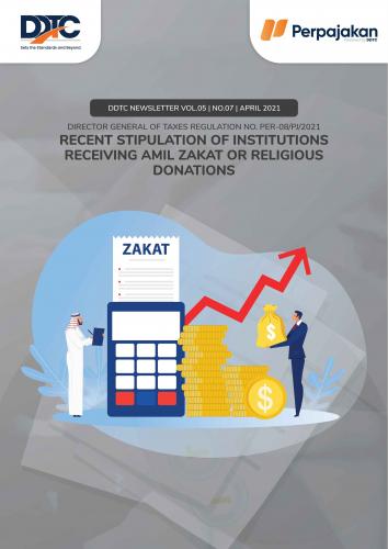 Cover Recent Stipulation of Institutions Receiving Amil Zakat or Religious Donations