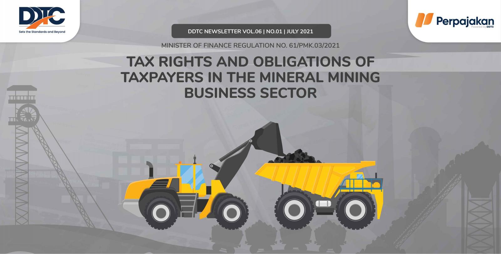 Cover Publikasi Tax Rights and Obligations of Taxpayers in the Mineral Mining Business Sector