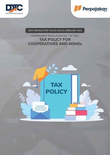 Cover Tax Policy for Cooperatives and MSMEs