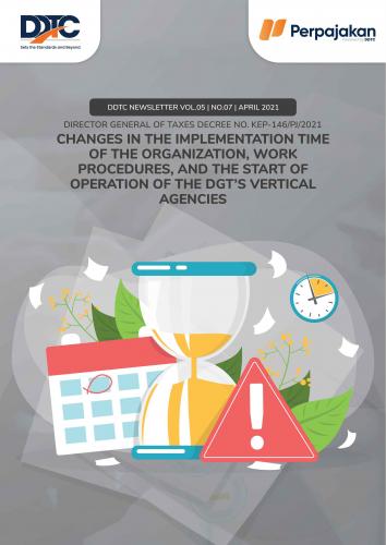 Cover Changes in the Implementation Time of the Organization, Work Procedures, and the Start of Operation of the DGT’s Vertical Agencies