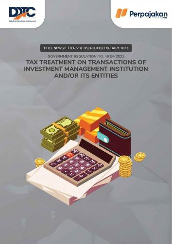 Cover Tax Treatment on Transactions of Investment Management Institution and/or Its Entities