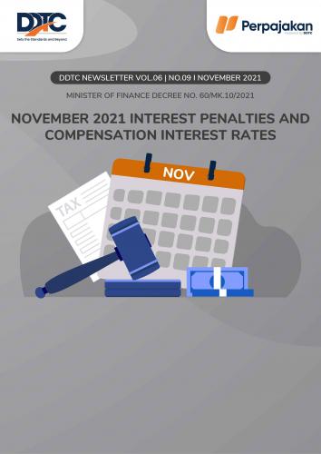 Cover November 2021 Interest Penalties and Compensation Interest Rates