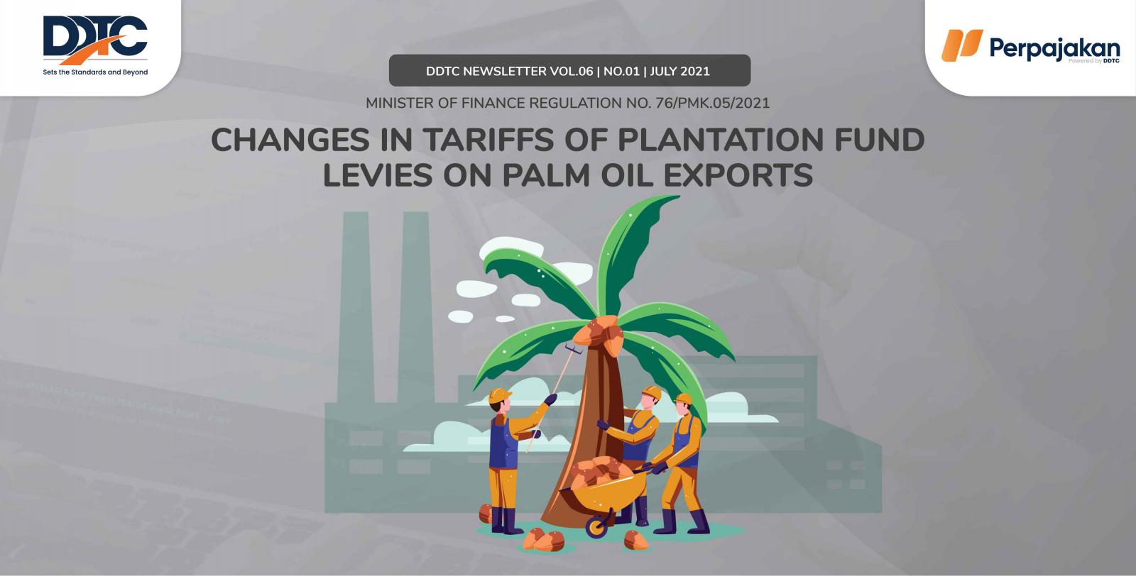 Cover Publikasi Changes in Tariffs of Plantation Fund Levies on Palm Oil Exports
