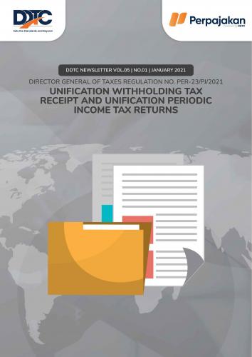 Cover Unification Withholding Tax Receipt and Unification Periodic Income Tax Returns