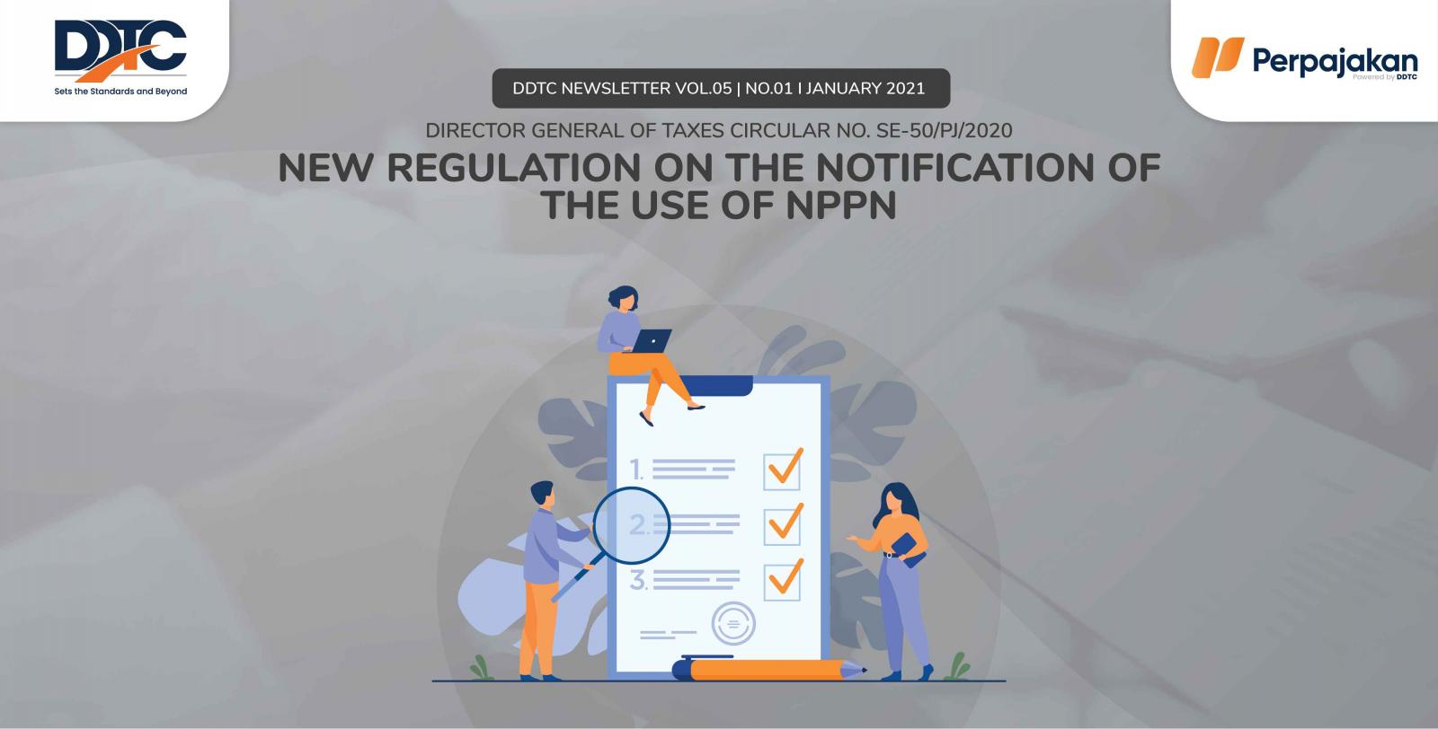 Cover Publikasi New Regulation on the Notification of the Use of NPPN