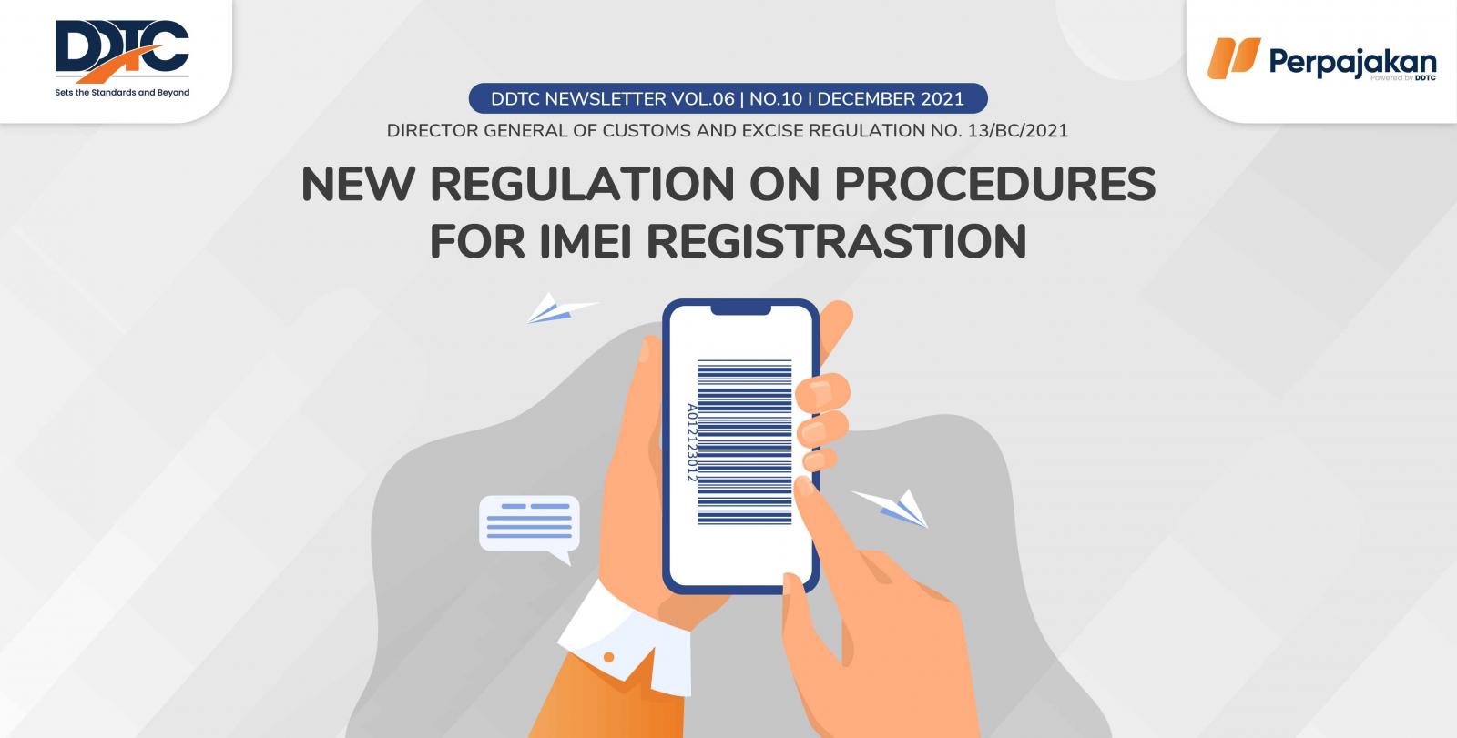 Cover Publikasi New Regulation on Procedures for IMEI Registration