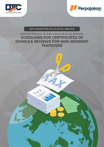 Cover Guidelines for Certificates of Domicile Reviews for Non-Resident Taxpayers