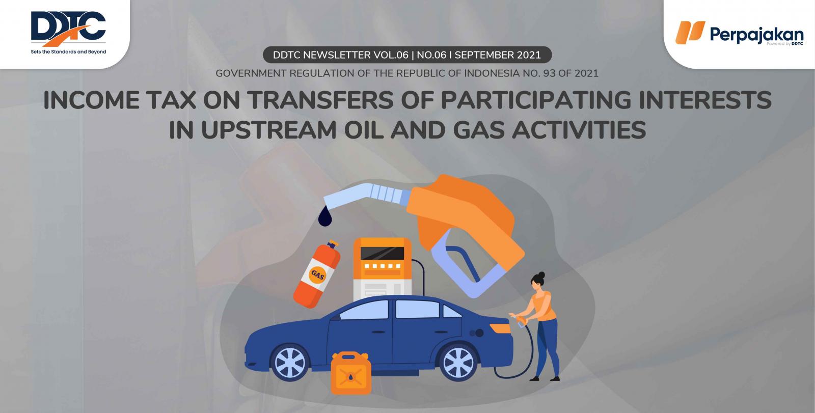 Cover Publikasi Income Tax on Transfers of Participating Interests in Upstream Oil and Gas Activities