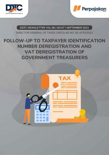 Cover Follow-up to Taxpayer Identification Number Deregistration and VAT Deregistration of Government Treasurers