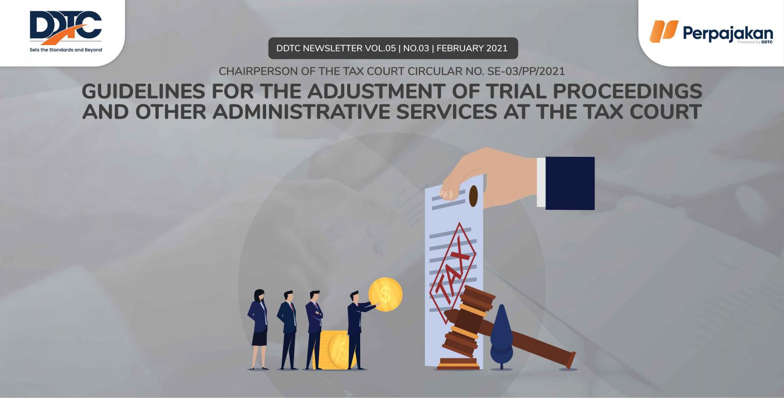 Cover Publikasi Guidelines for the Adjustment of Trial Proceedings and Other Administrative Services at the Tax Court