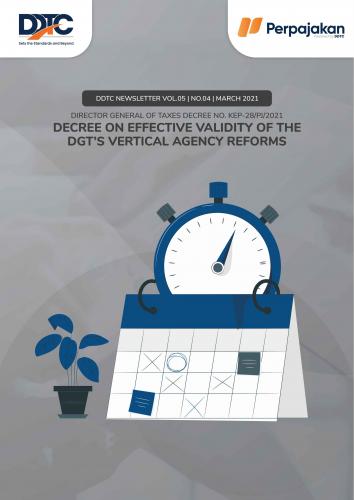 Cover Decree on Effective Validity of the DGT’s Vertical Agency Reforms