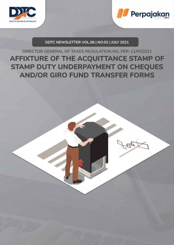 Cover Affixture of the Acquittance Stamp of Stamp Duty Underpayment on Cheques and/or Giro Fund Transfer Forms