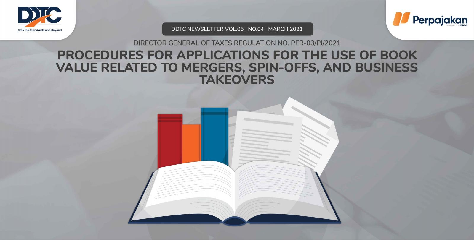 Cover Publikasi Procedures for Applications for the Use of Book Value Related to Mergers, Spin-offs, and Business Takeovers