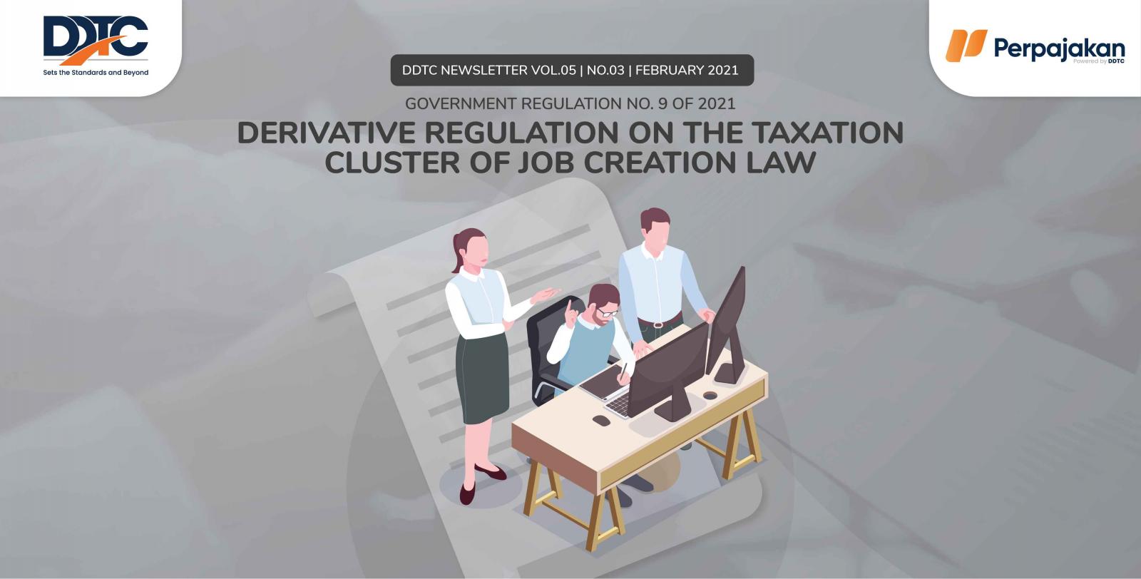 Cover Publikasi Derivative Regulation on the Taxation Cluster of Job Creation Law
