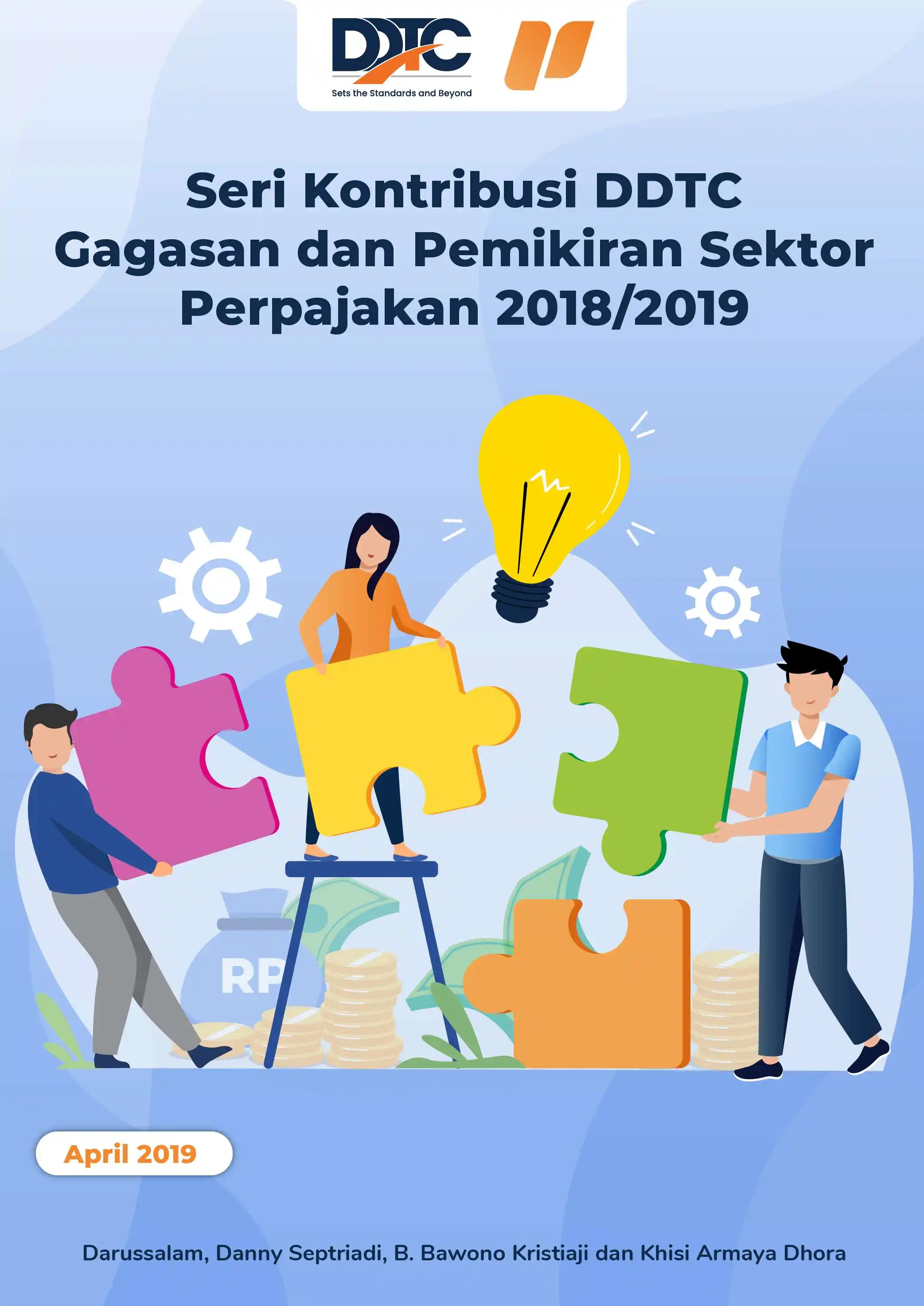 Cover Seri Kontribusi DDTC Gagasan dan Pemikiran Sektor Perpajakan 2018/2019